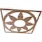 Ekena Millwork Blume Wood Fretwork Pierced Ceiling Medallion, Walnut, 20"OD x 7"ID x 3/8"T CMWP20X20X0375BLWA - alternate 4